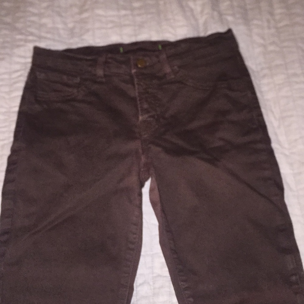 J Brand Skinny Leg dark drown jeans. Like new!
